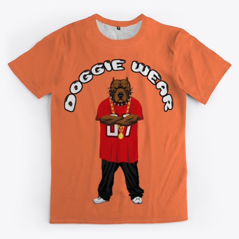 DOGGIE WEAR: Logo Brand (White Ink)