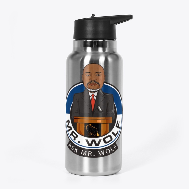 AskMrWolf - Stainless Water Bottle
