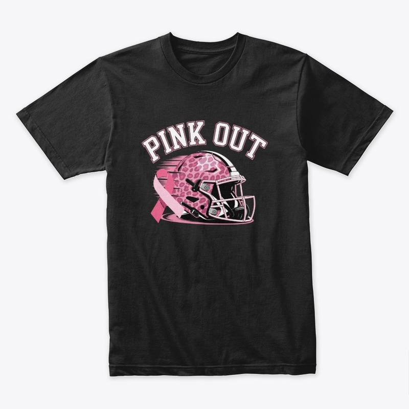 Funny Pink Out Football