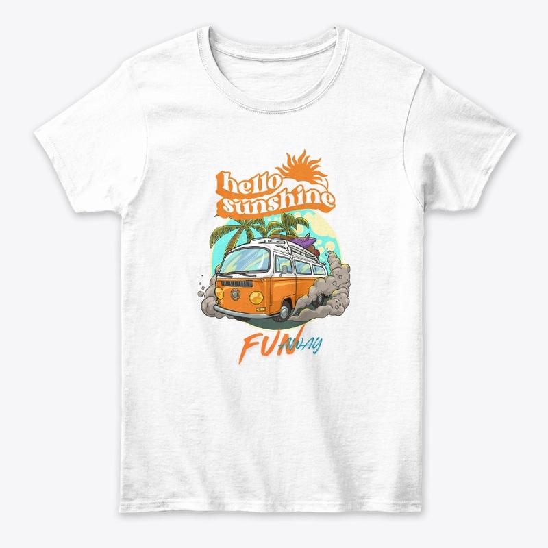 Colorful Vintage Retro Sunset T-Shirt