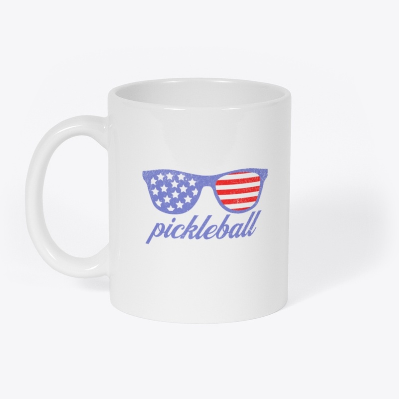 Patriotic Sunglass USA Flag Pickleball