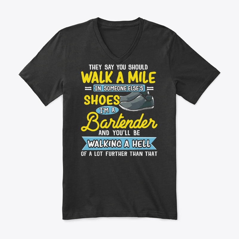 Funny Bartender Gift Walking A Hell