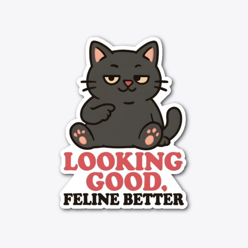 Looking Good Feline Better – Cute Cat