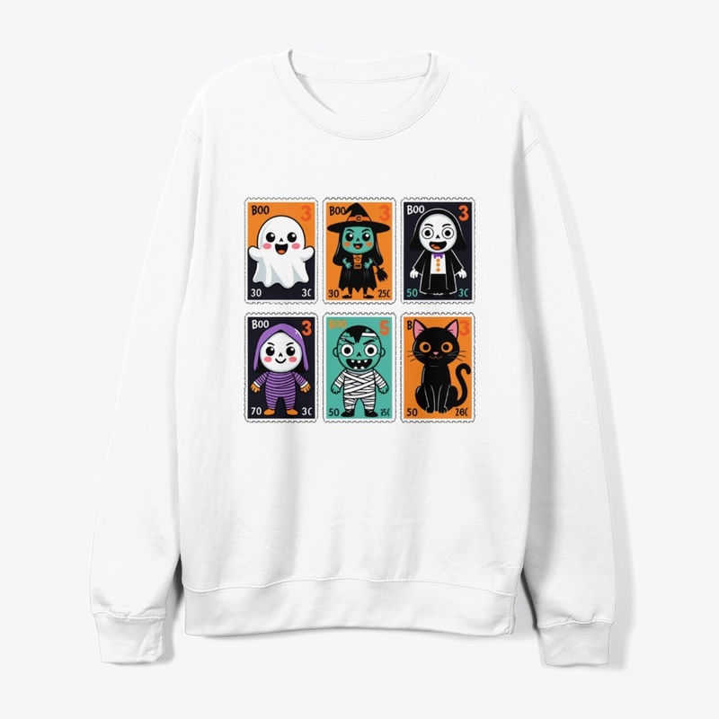 Cute Halloween Stamp Collection