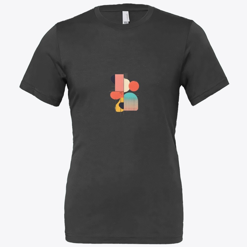 Minimalist graphic casual T-shirt design