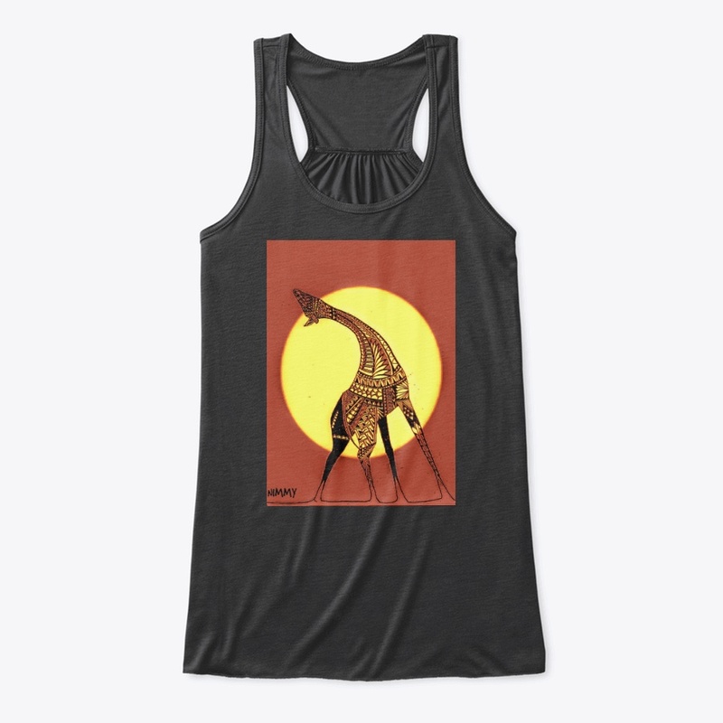 DANCING GIRAFFE TANK TOP