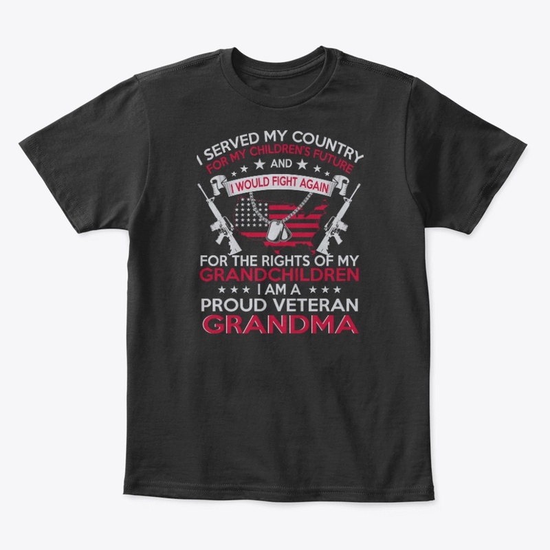 US Grandma Veteran - I Am A Proud Vetera