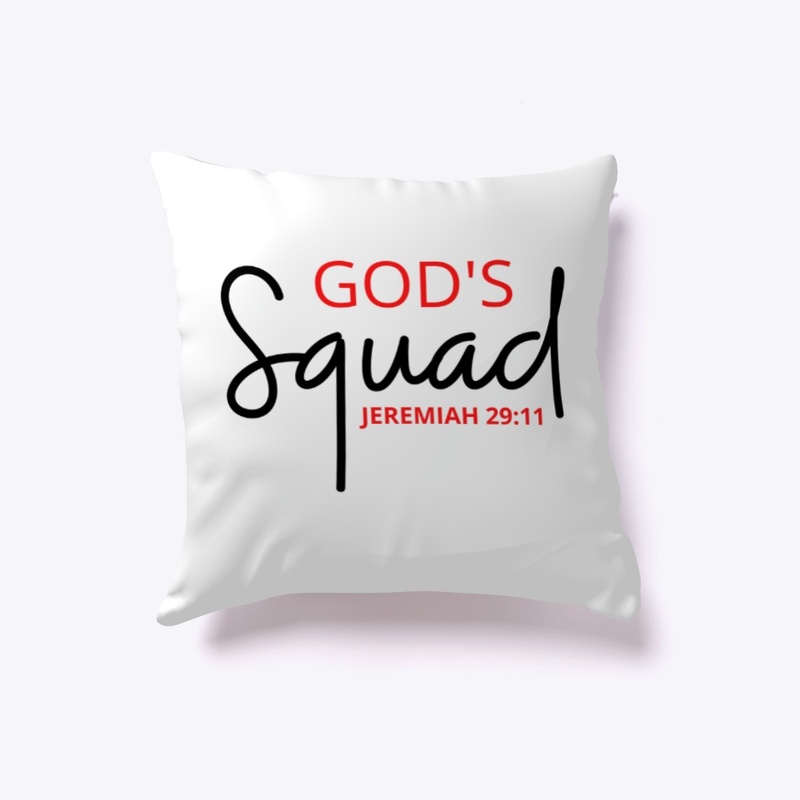 God's Squad Red Black Text
