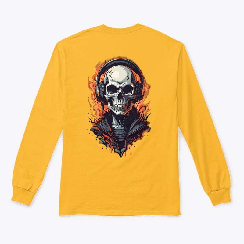 Skull vector art logo