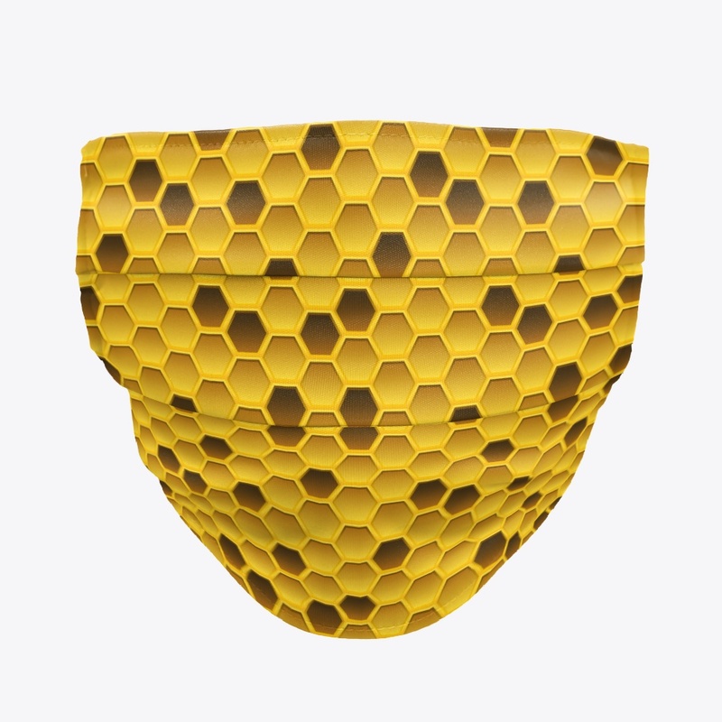Bee Friendly - Honeycomb Mask 04
