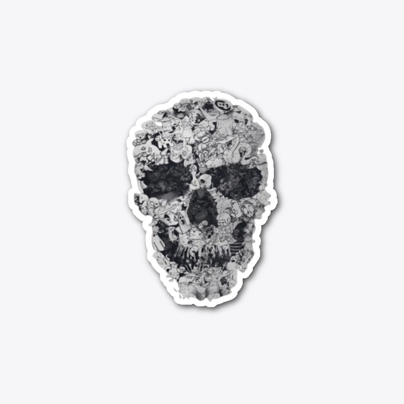 Skull Art Print