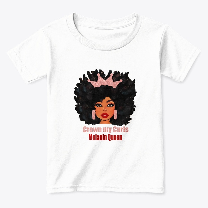 Crown my curls afro shirts