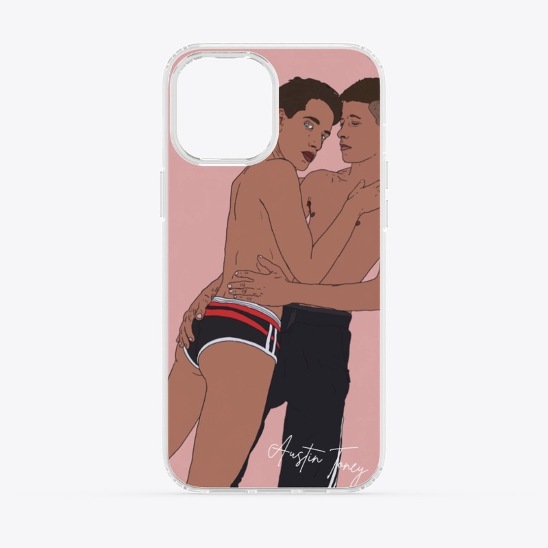 Blue Eyed Beauty Clear iPhone Case