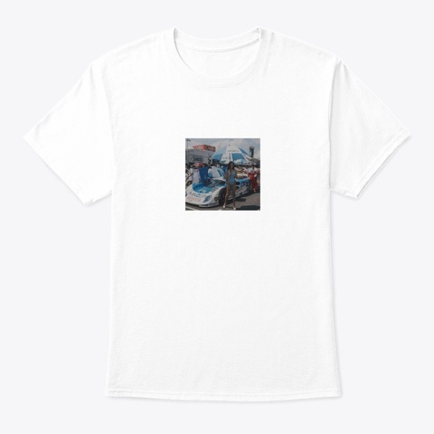 Paddock Vibes White T-Shirt Front
