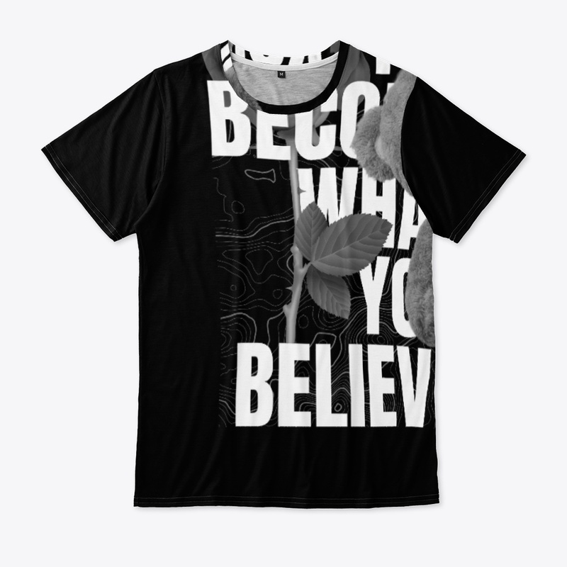 Black And with typography Design Bear
