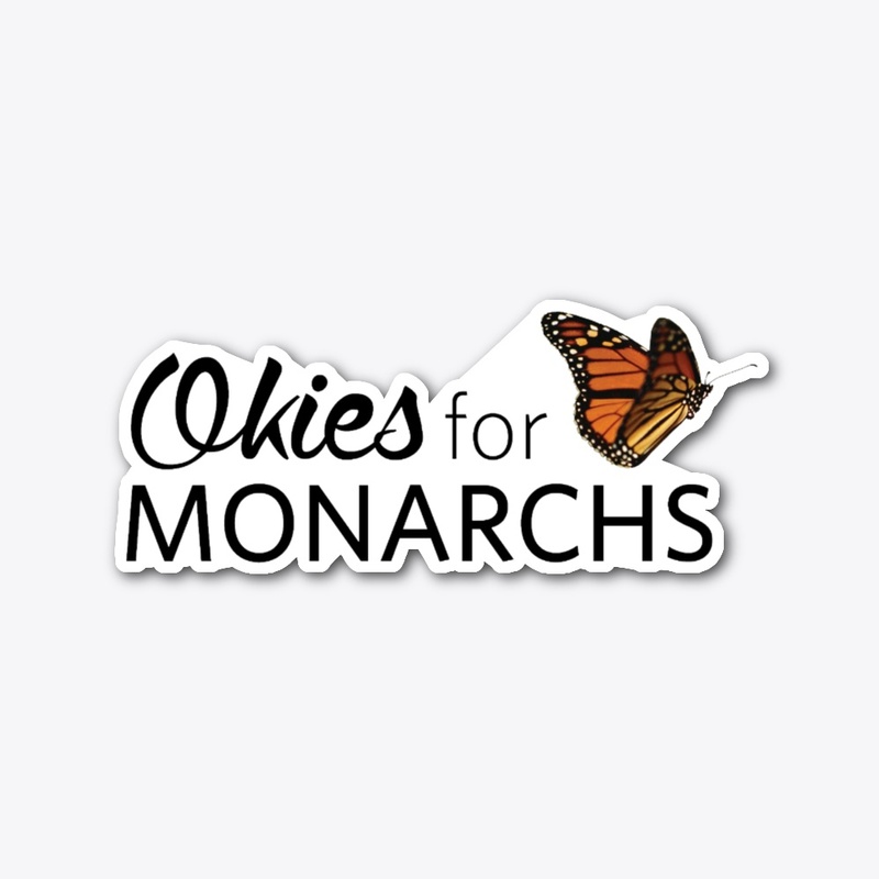 Okies for Monarchs Sticker
