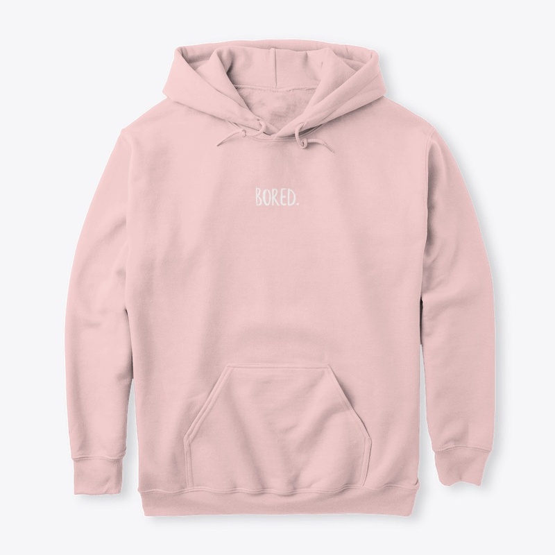 "Bored." Men's Hoodie