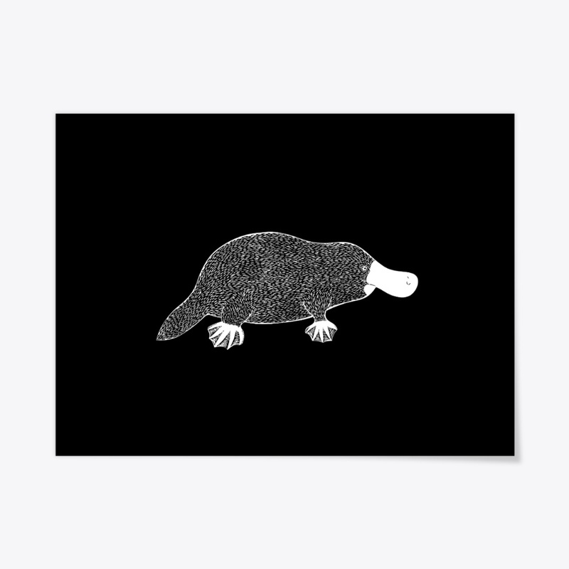 Platypus Ink Art - dark colors