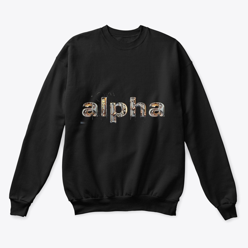 alpha - shiny iron driping design