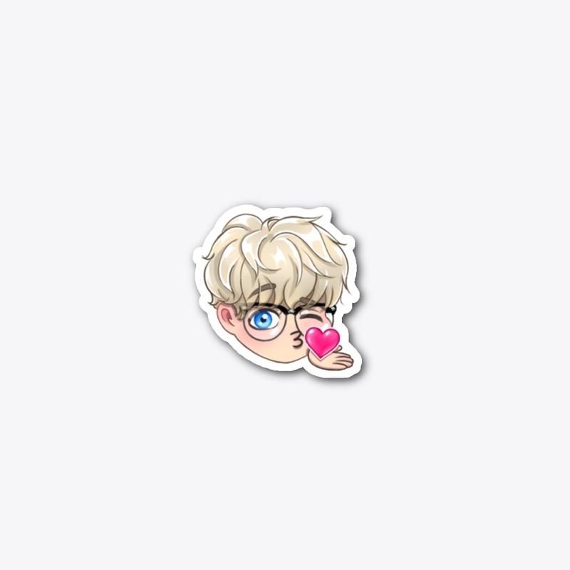 Joshy Blow Kiss Sticker