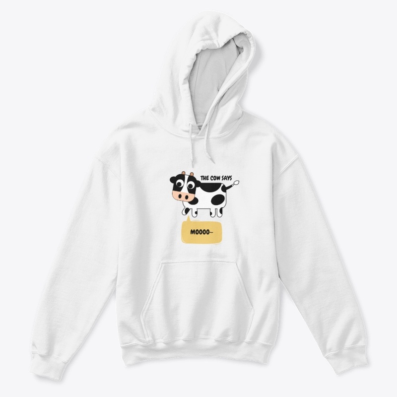What does the cow say?