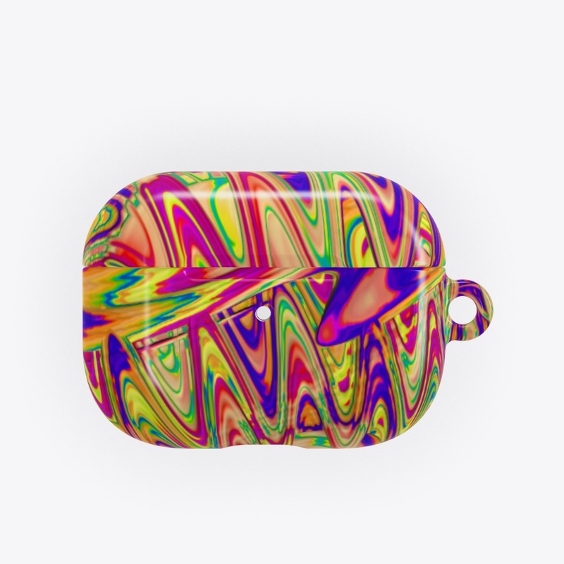 Psychedelic Colorful Neon Abstract Art