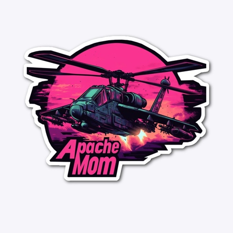 Apache Mom 80's Vintage Standard T-Shirt Front