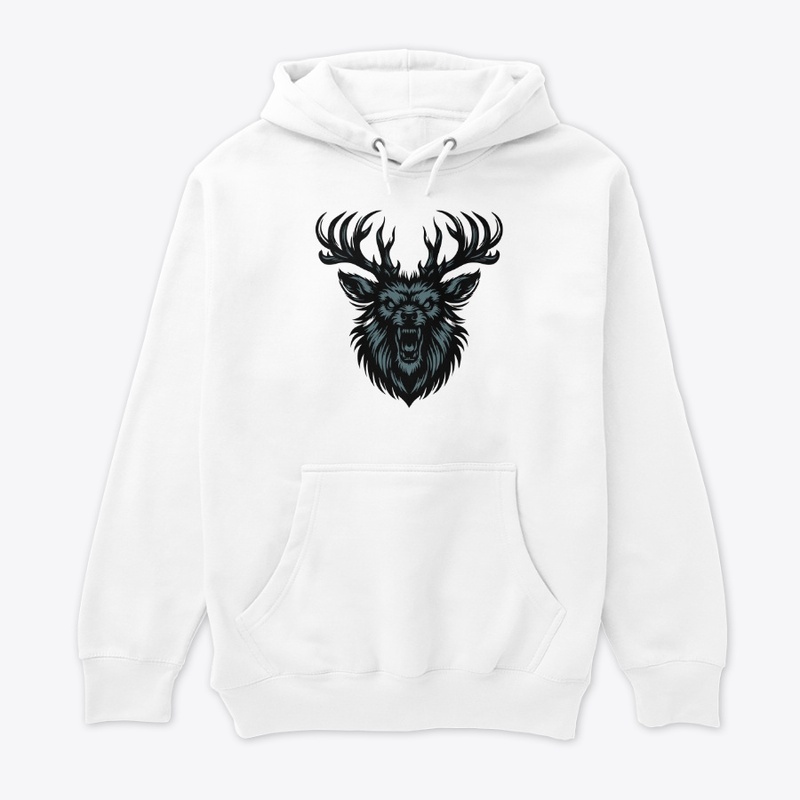 Striking Deer Head Design