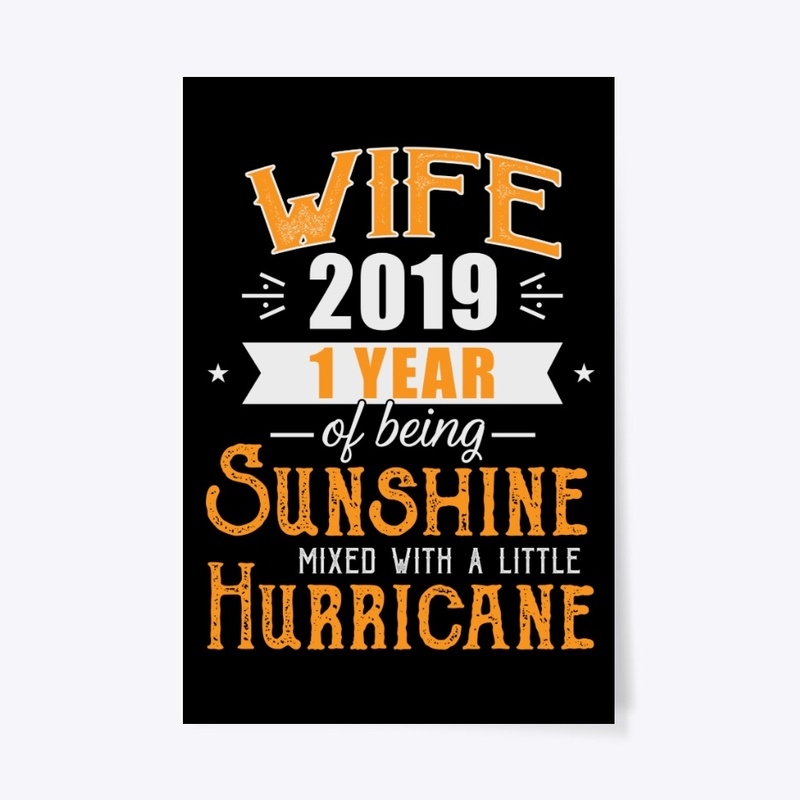 Wife Since 2019, 1st Wedding Anniversary