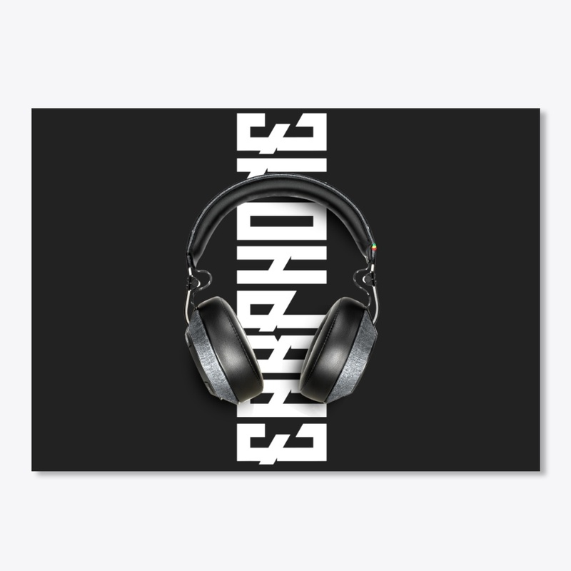 Music and Headphone T-shirt Design