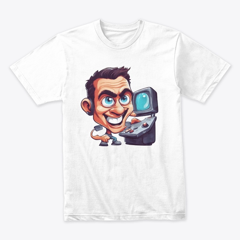 Cartoon Video Gaming T-shirt Design