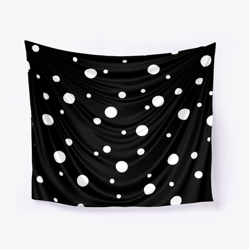 Dona - Classic Black White Retro Dots