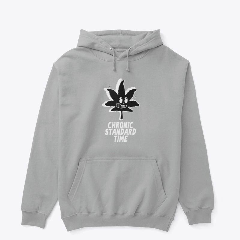 Grey & Black Leaf