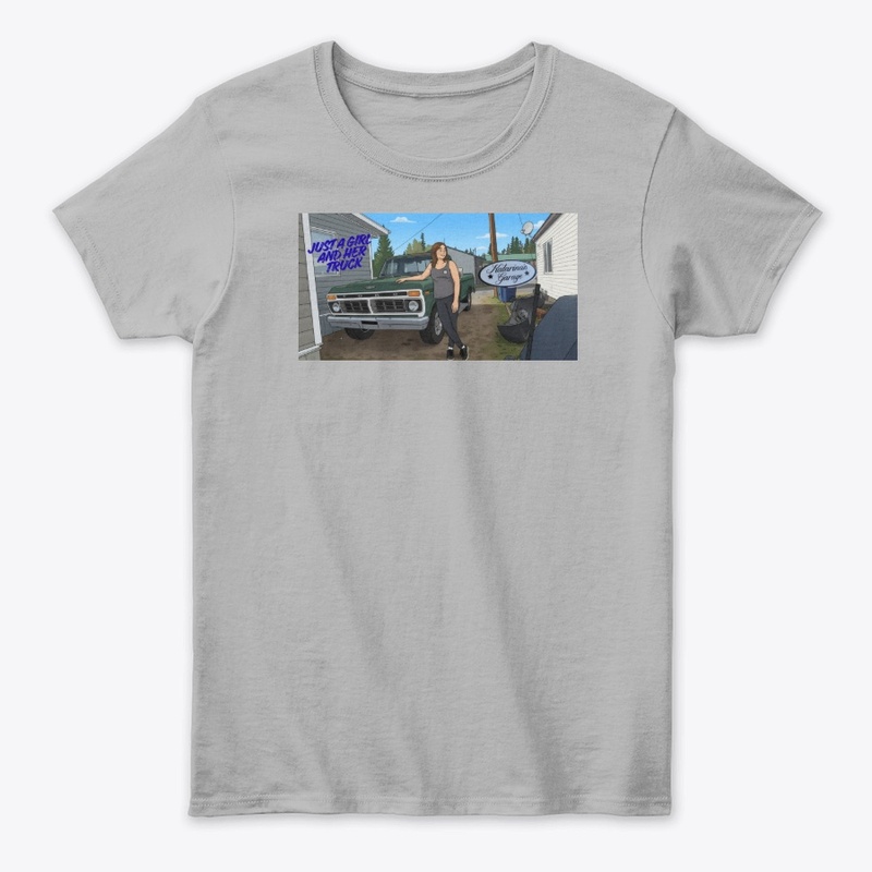 Just a girl and her truck..