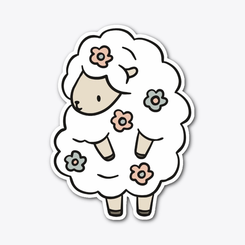 oversized custom sheep t-shirt