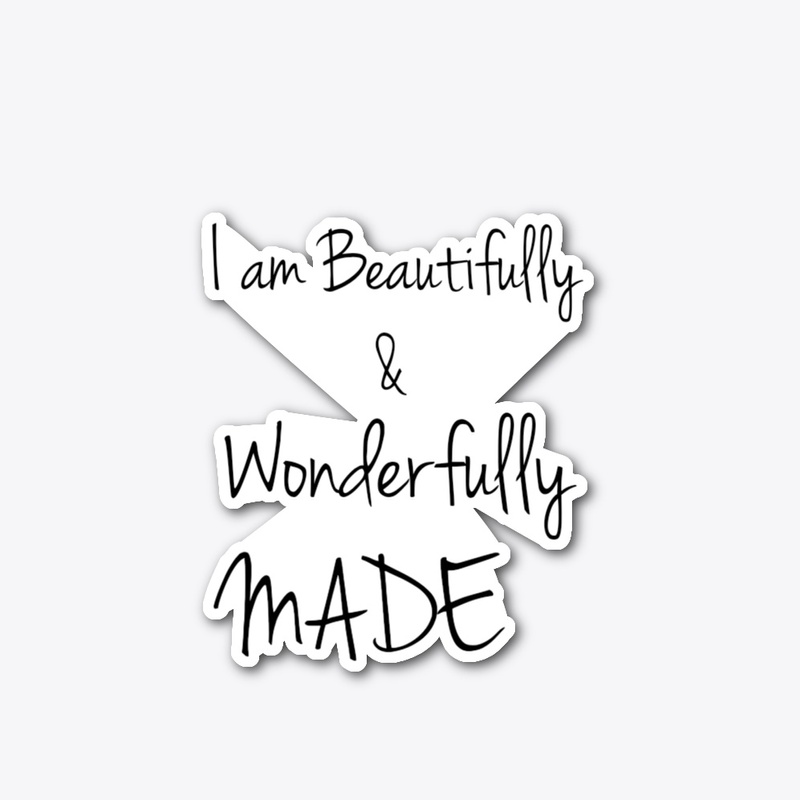 I am Beautifully Sticker