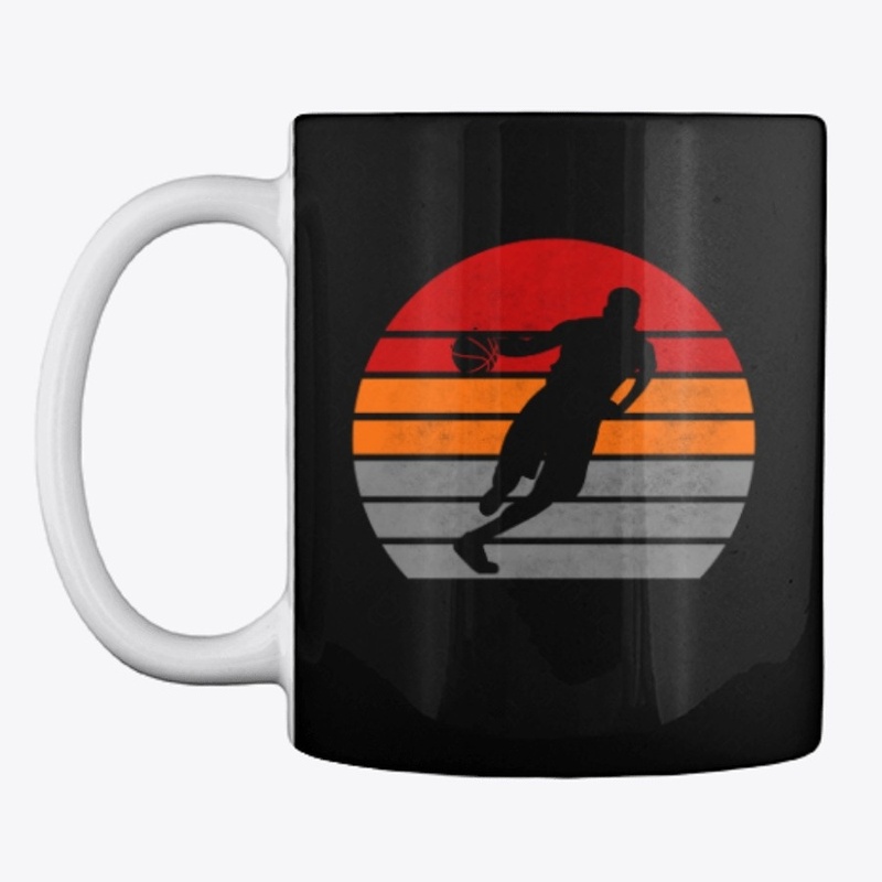 Basketball Vintage Sunset