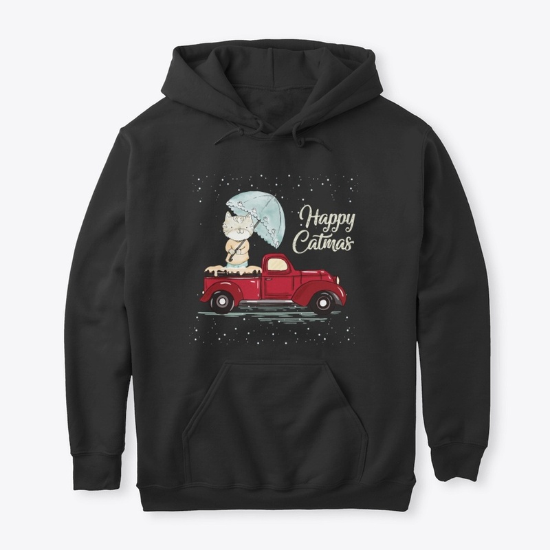 Happy Merry Catmas tee