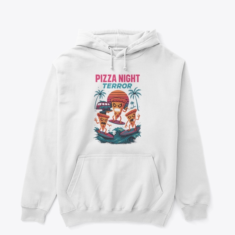 Pizza Night Terror 80s Retro