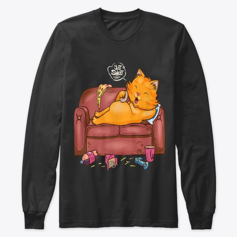 Lazy Cat Gift kitten Owner cat lover Fas