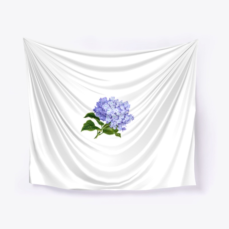 Vintage flower Purple Hydrangea