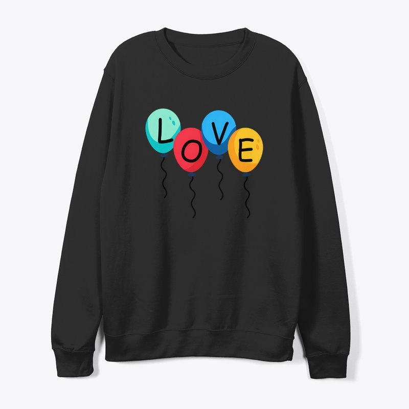 "LOVE" Balloons – A Burst of Color 