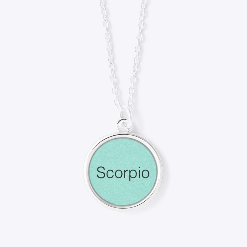 Zodiac Circle Pendant Scorpio(WATER)