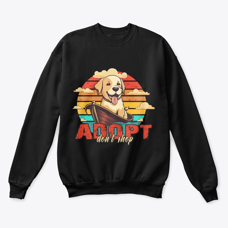 Adopt Don't Shop ! Dog Friendly T-shirt