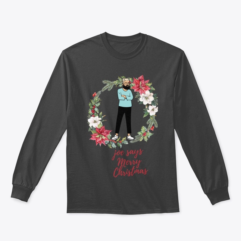 joe woshes you a merry christmas