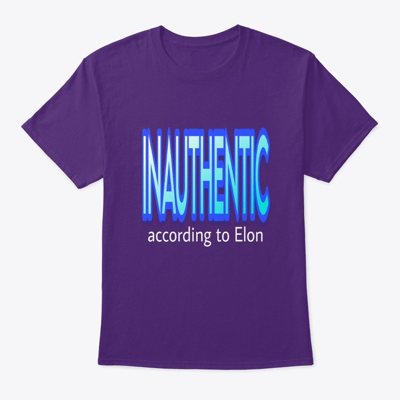 INAUTHENTIC shirt