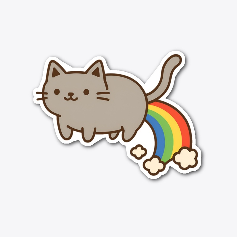 Cat Farting Rainbows