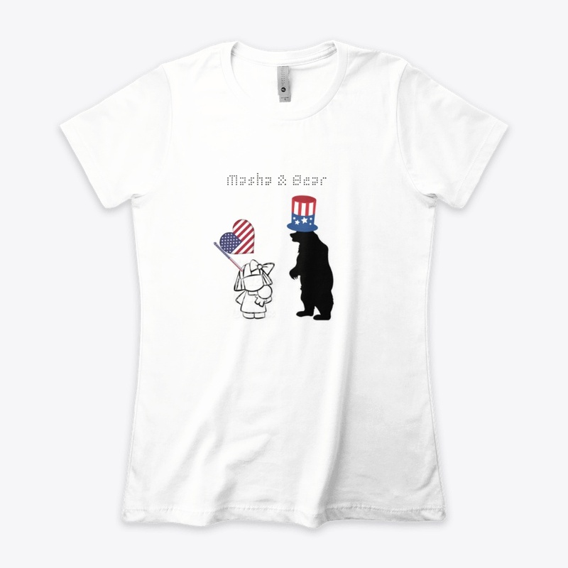 Masha & Bear Happy Independence day Tee!