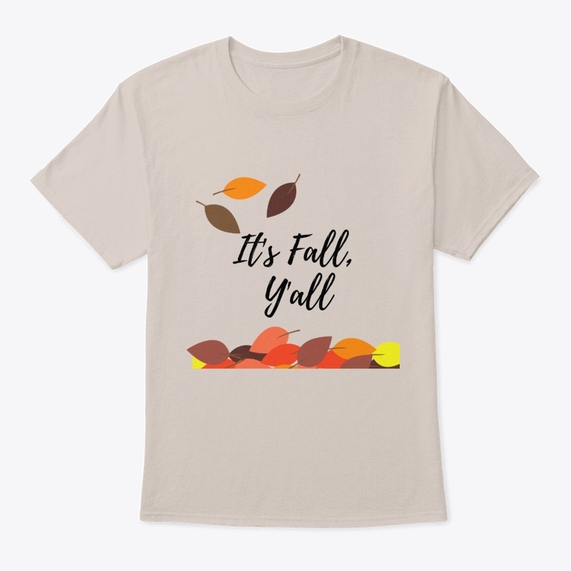 It's Fall Y'all Leaves Tshirt