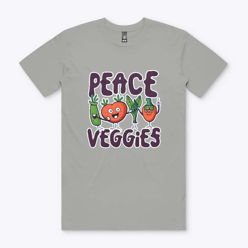 Peace Love Veggies T-shirt